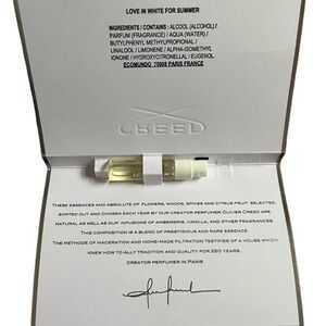 Creed for Women Love in White for the Summer Perfume Sample Size